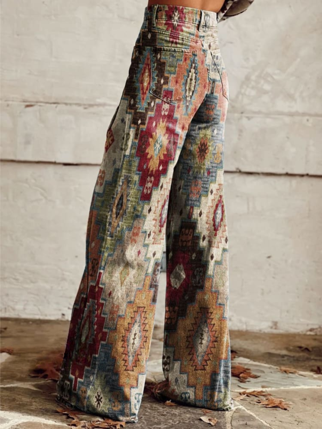 ALDINA - BAGGY BOHO VINTAGE BYXA