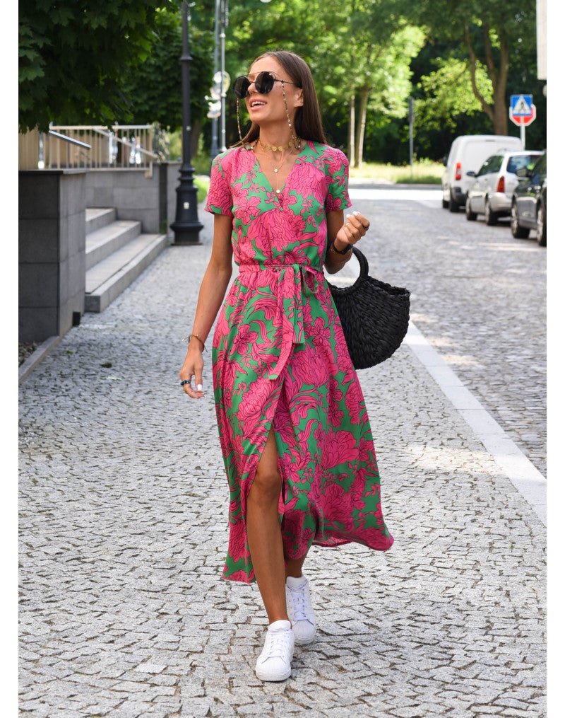 Nadia™ | Elegant Blommig Klänning