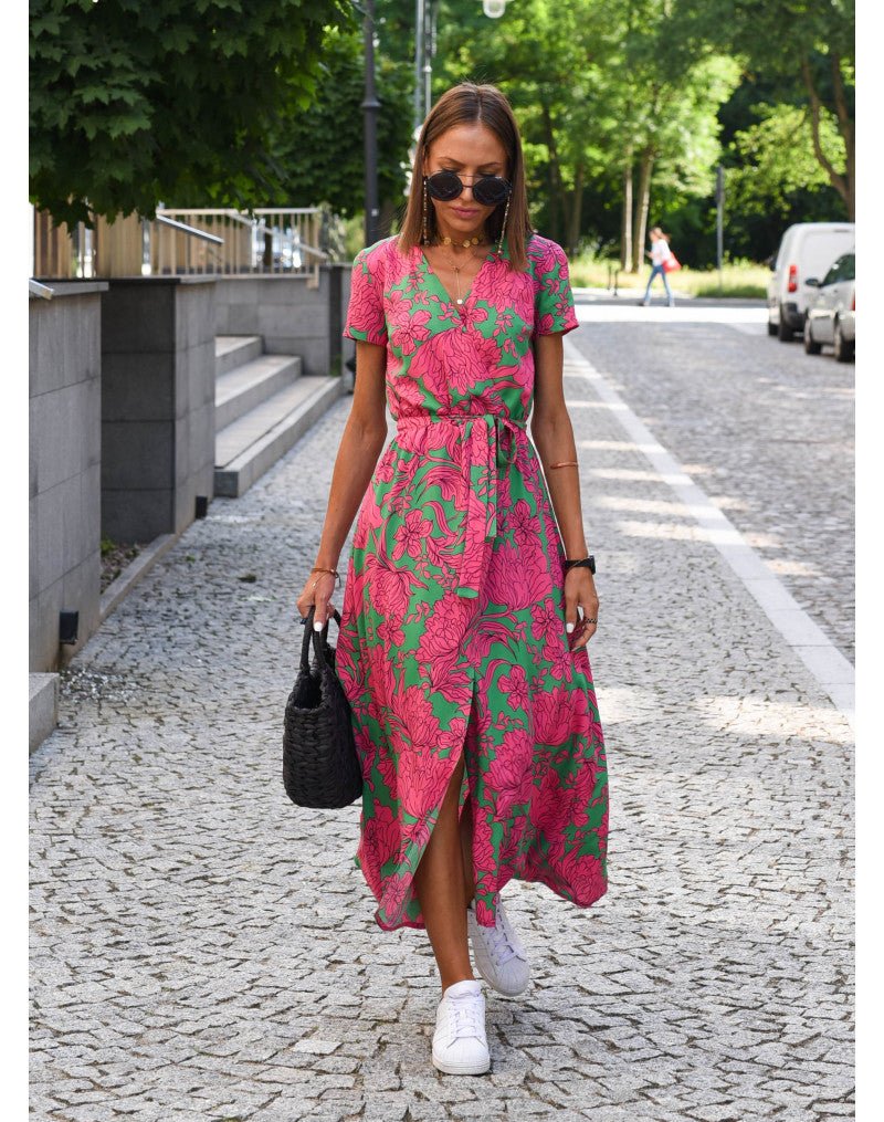Nadia™ | Elegant Blommig Klänning