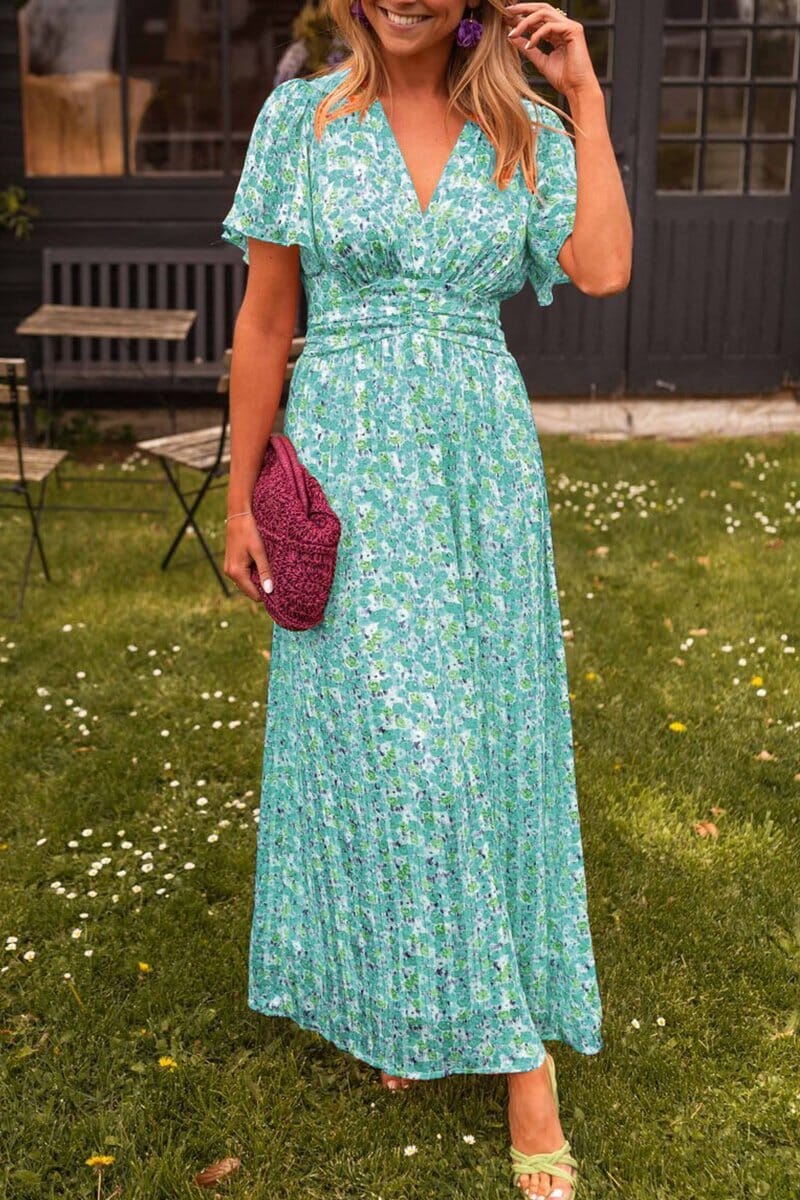 Sandra | Elegant Maxiklänning med V-hals