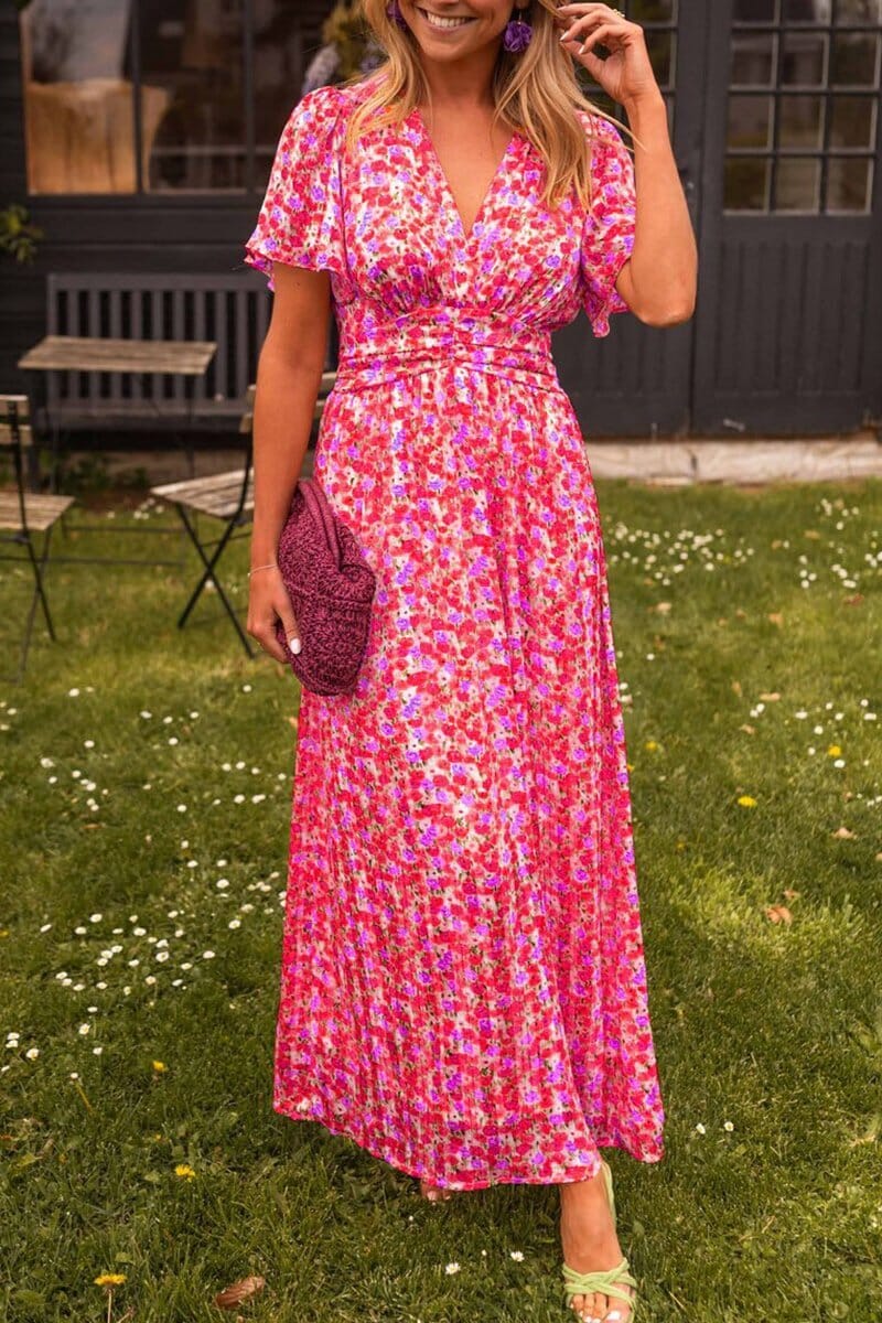 Sandra | Elegant Maxiklänning med V-hals