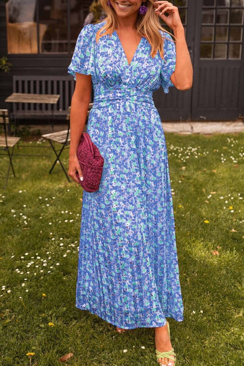 Sandra | Elegant Maxiklänning med V-hals