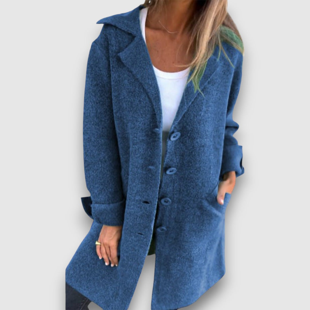 Helena | Stilsäker Enkelknäppt Kappa