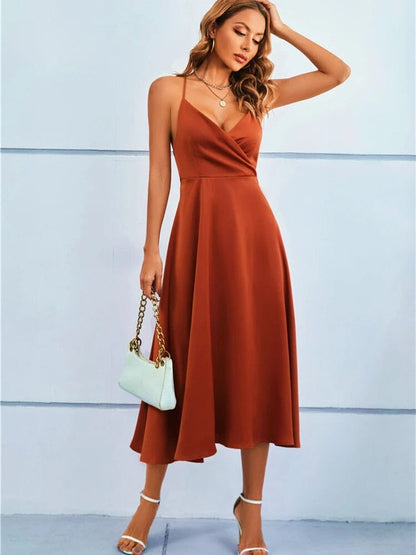 Mia | Lyxig Strapless Silke Maxi Klänning