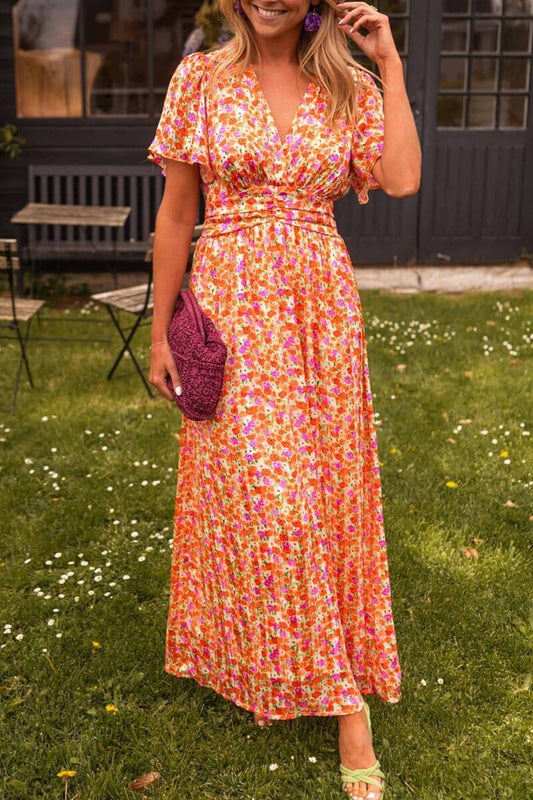 Sandra | Elegant Maxiklänning med V-hals